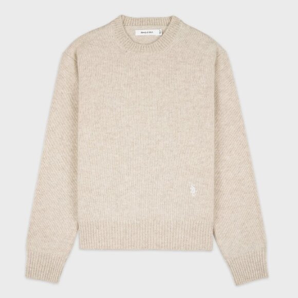 Sporty & Rich  〰️ Wool Crewneck Sweater - Picture 1 of 7